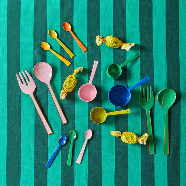 Enamel Teaspoon Rose