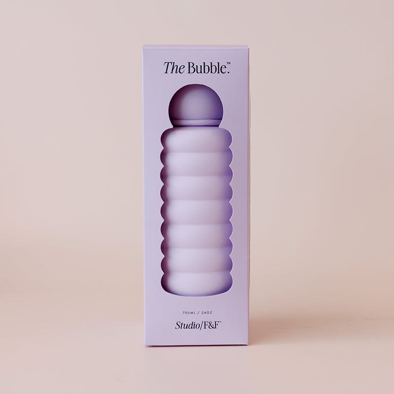 Bubble Water Bottle Lavender 700ml