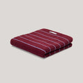 Bath Mat Plum Stripe