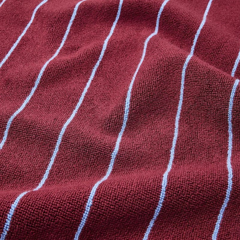 Face Washer Plum Stripe