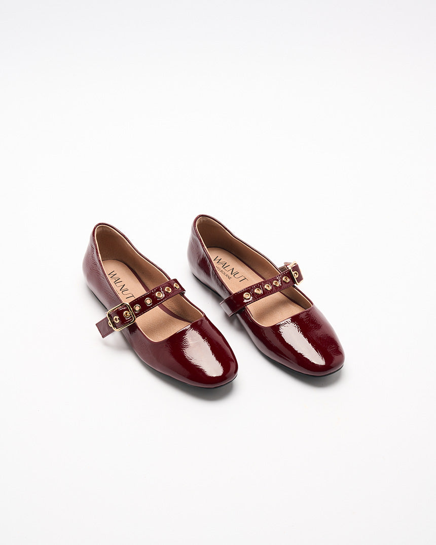 Bianca Red Patent Leather Ballet