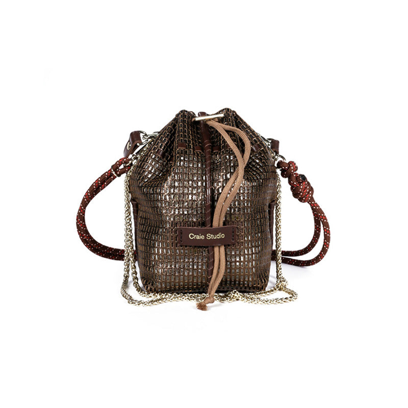 Bibi Perforated Lamb Leather Bag Mambo