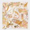 Silk Scarf Boudoir Felin Gold