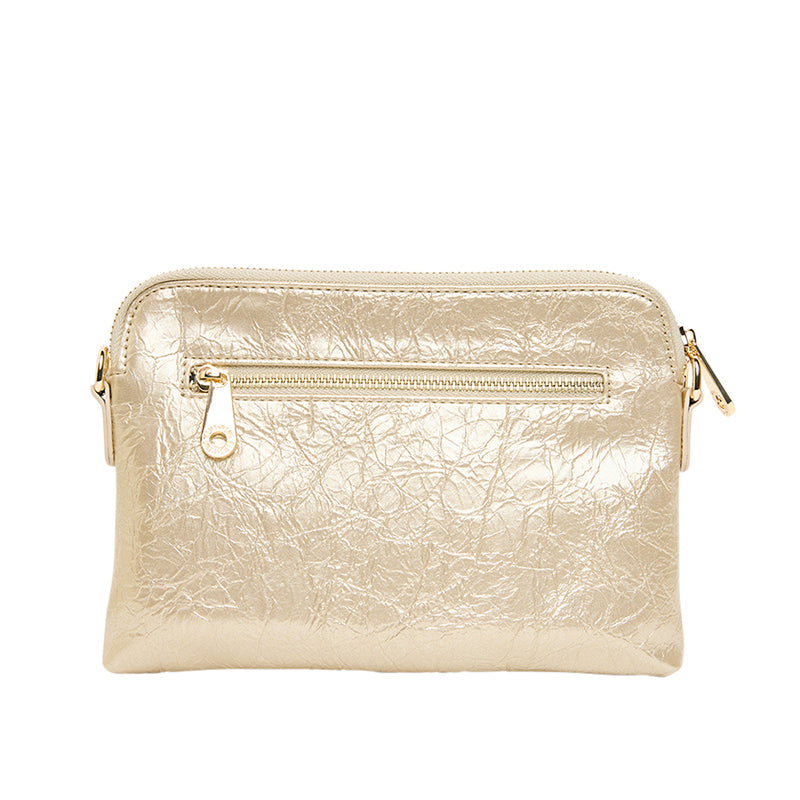 Bowery Wallet/Clutch Light Gold Crinkle