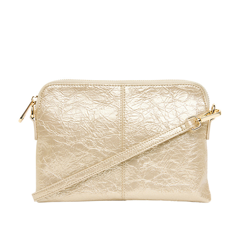 Bowery Wallet/Clutch Light Gold Crinkle