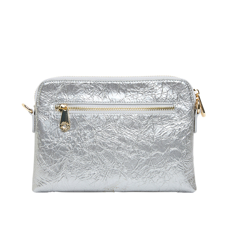 Bowery Wallet/Clutch Silver Crinkle