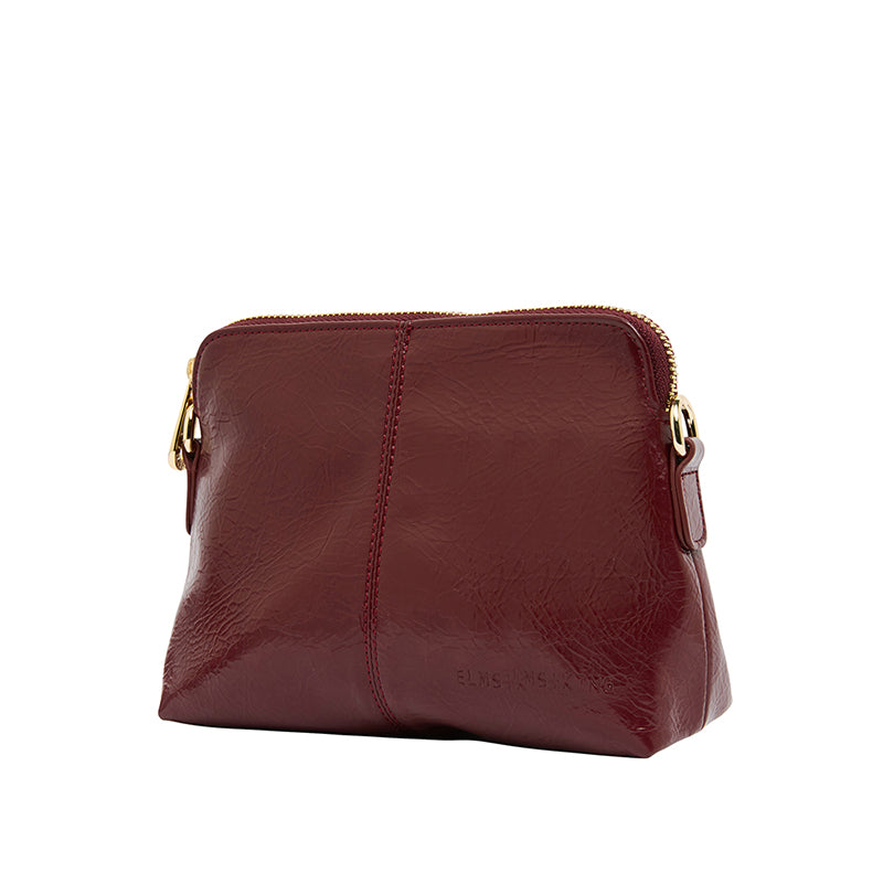 Burbank Crossbody Bag Burgundy Crinkle