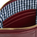 Burbank Crossbody Bag Burgundy Crinkle