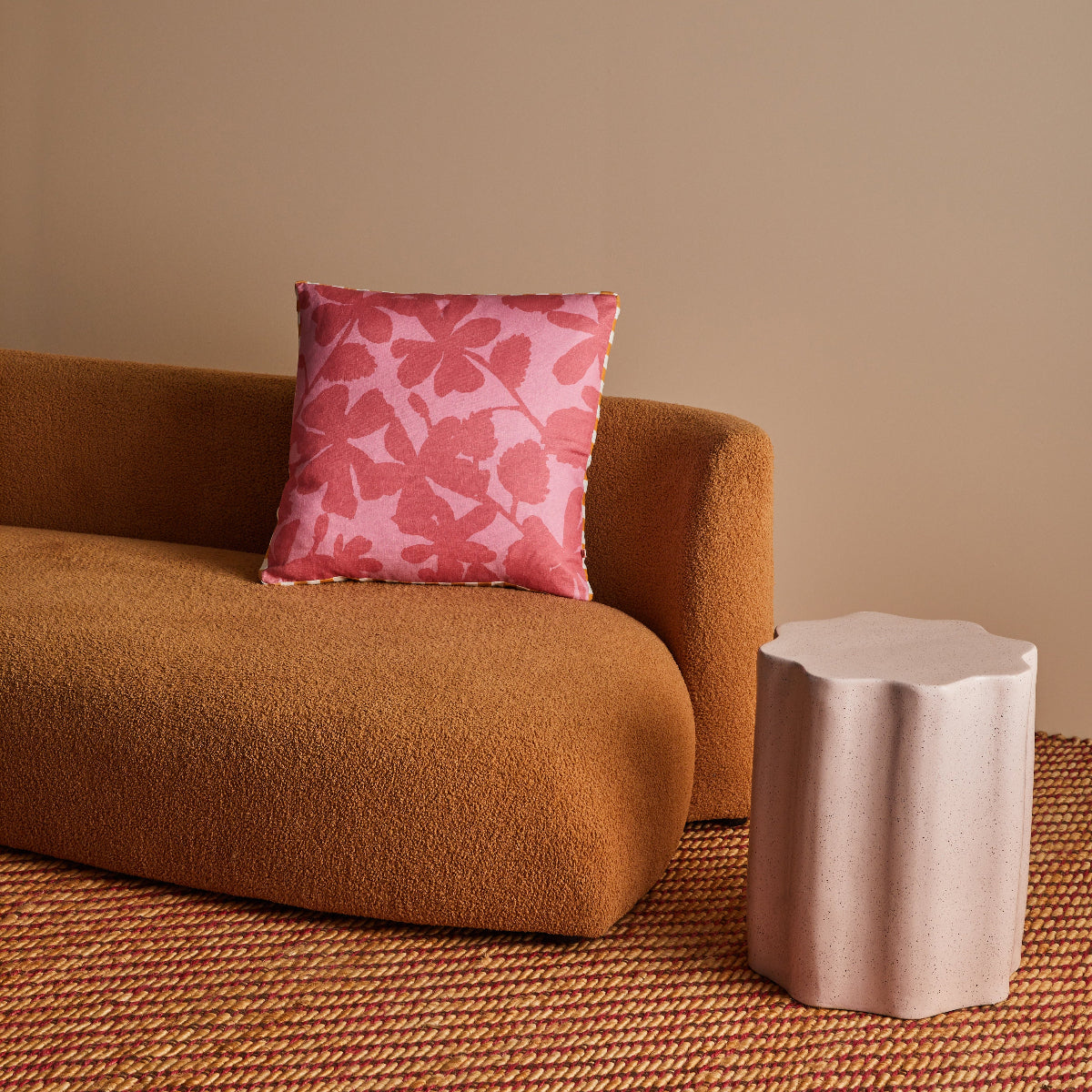 Letta Pink Cushion 50x50cm