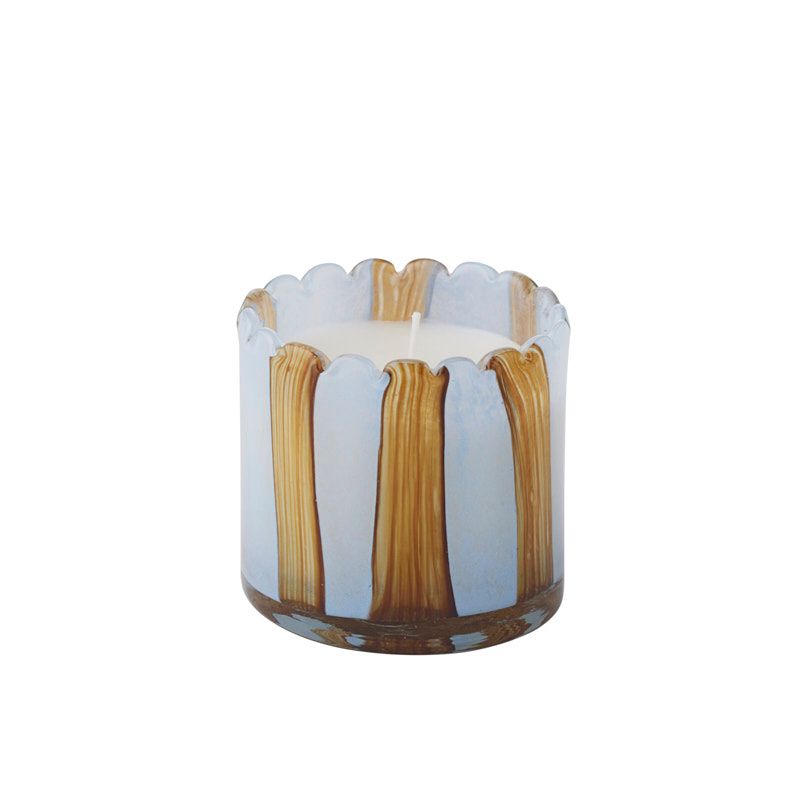 Billie Glass Candle Sky/Tan