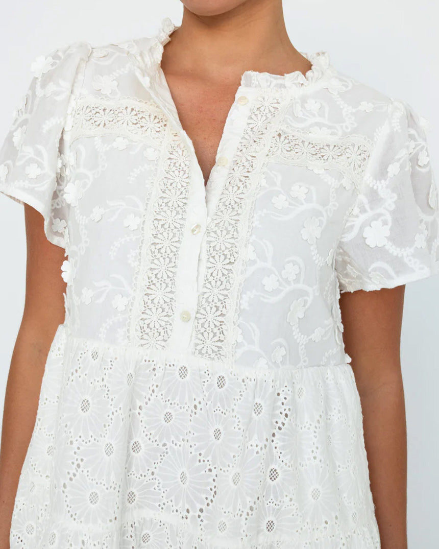 Camilla Dress White