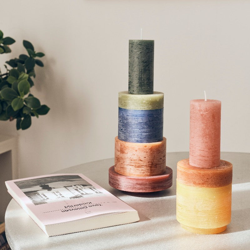 Candl Stack 03 Brown