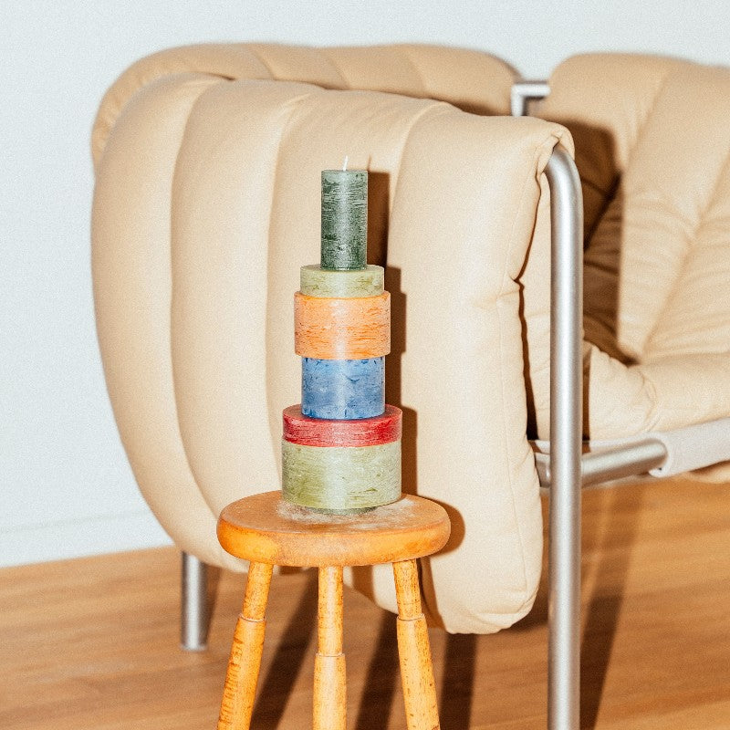 Candl Stack 03 Brown