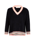 Vee Party Knit Jumper Black