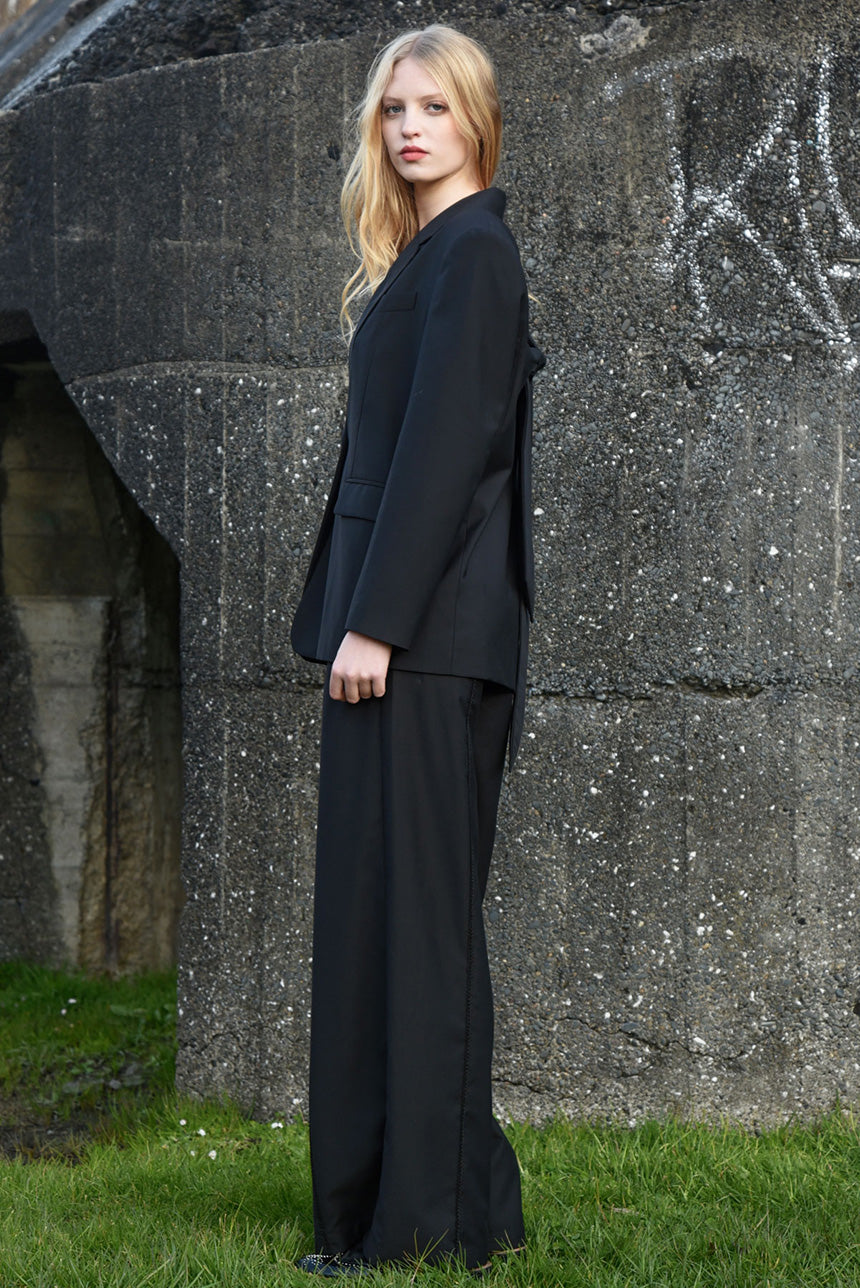 Wide Appeal Trouser Black