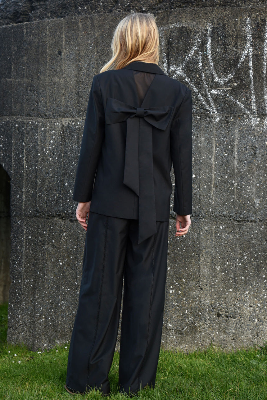Wide Appeal Trouser Black