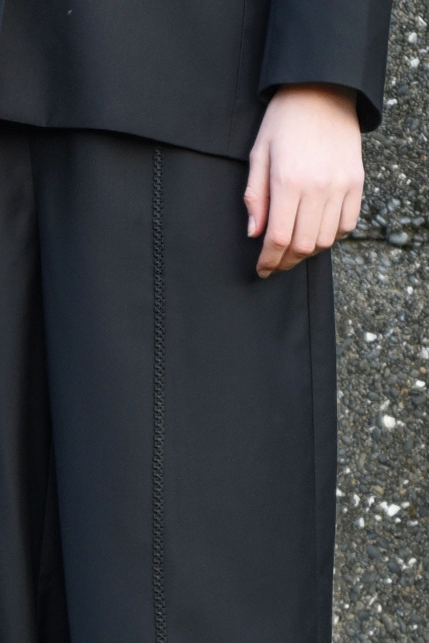 Wide Appeal Trouser Black