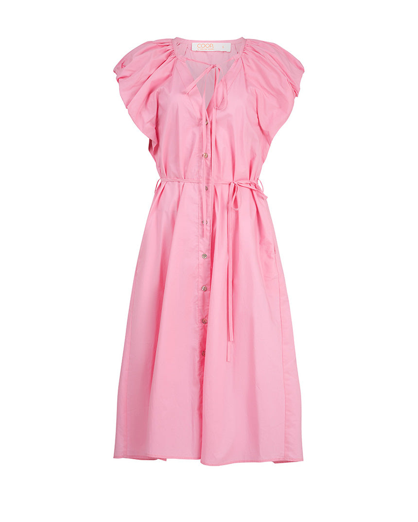Gather This Dress Pink