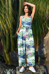 Beach Please Pantsuit Blue