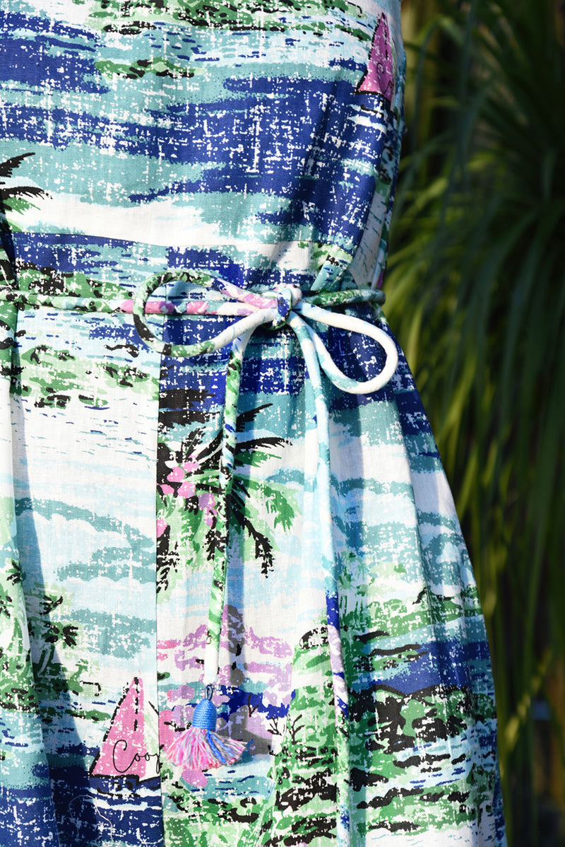 Beach Please Pantsuit Blue