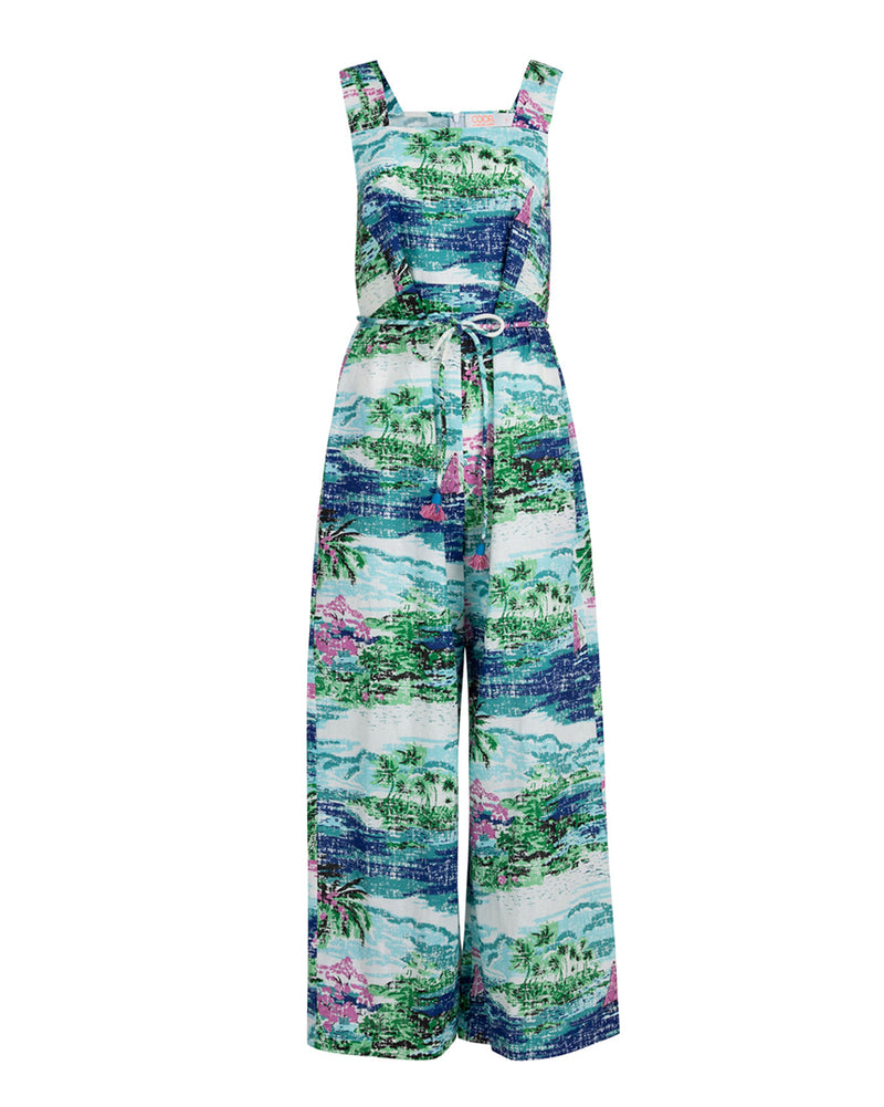 Beach Please Pantsuit Blue