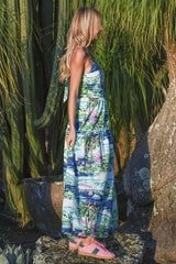 Bow-Nanza Dress Blue