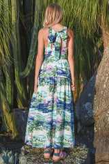 Bow-Nanza Dress Blue