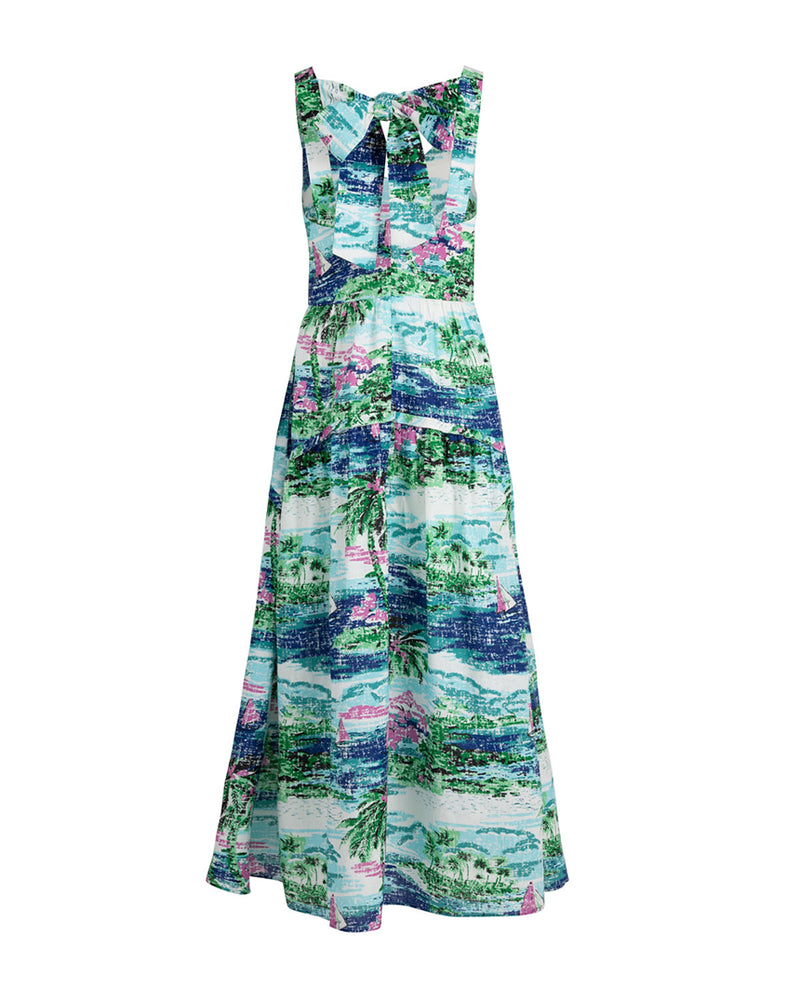 Bow-Nanza Dress Blue