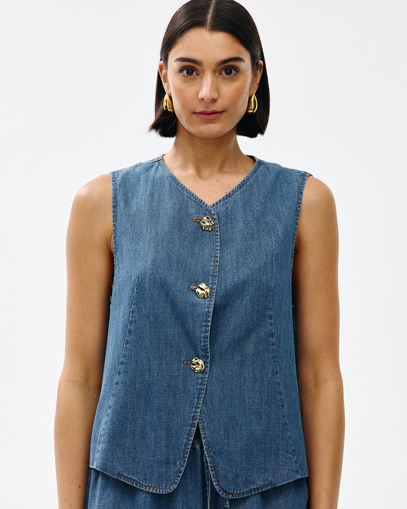 Camille Vest Denim