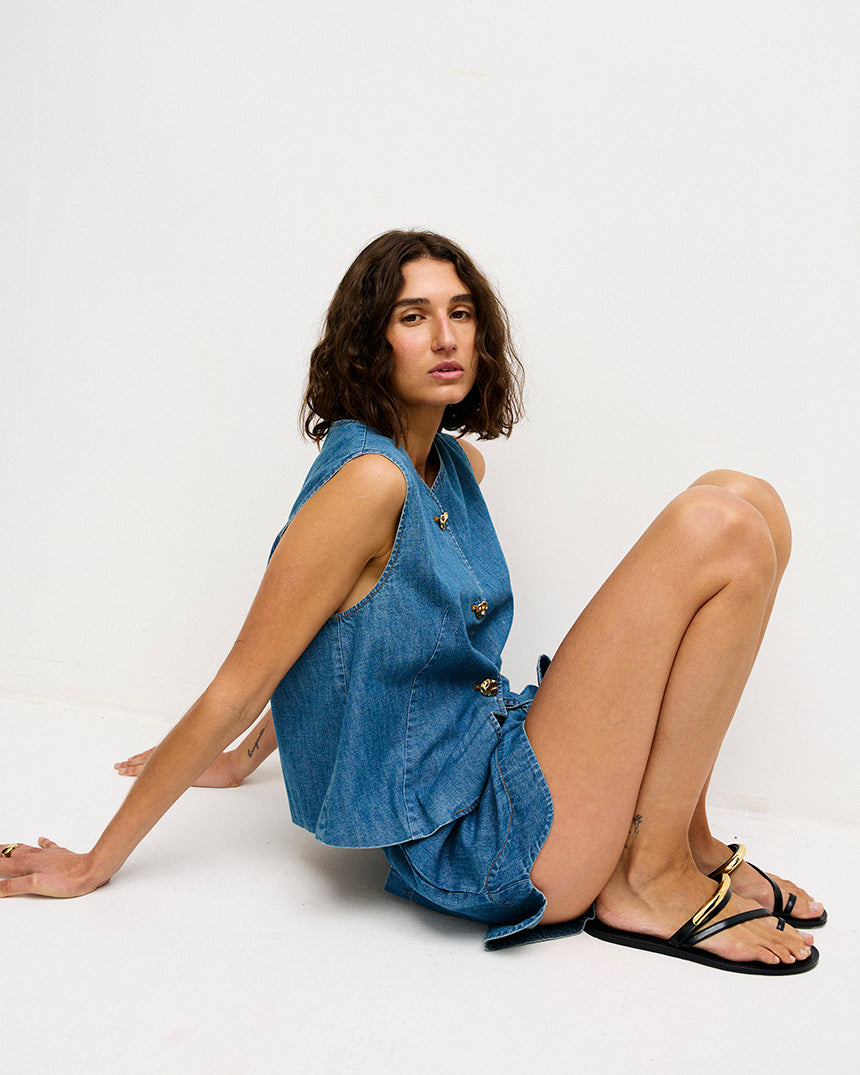 Camille Vest Denim