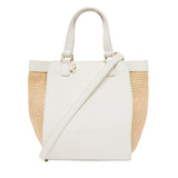 Carnegie Tote Bag Chalk/Natural Weave