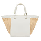 Carnegie Tote Bag Chalk/Natural Weave
