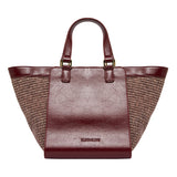 Carnegie Tote Bag Burgundy/Coco