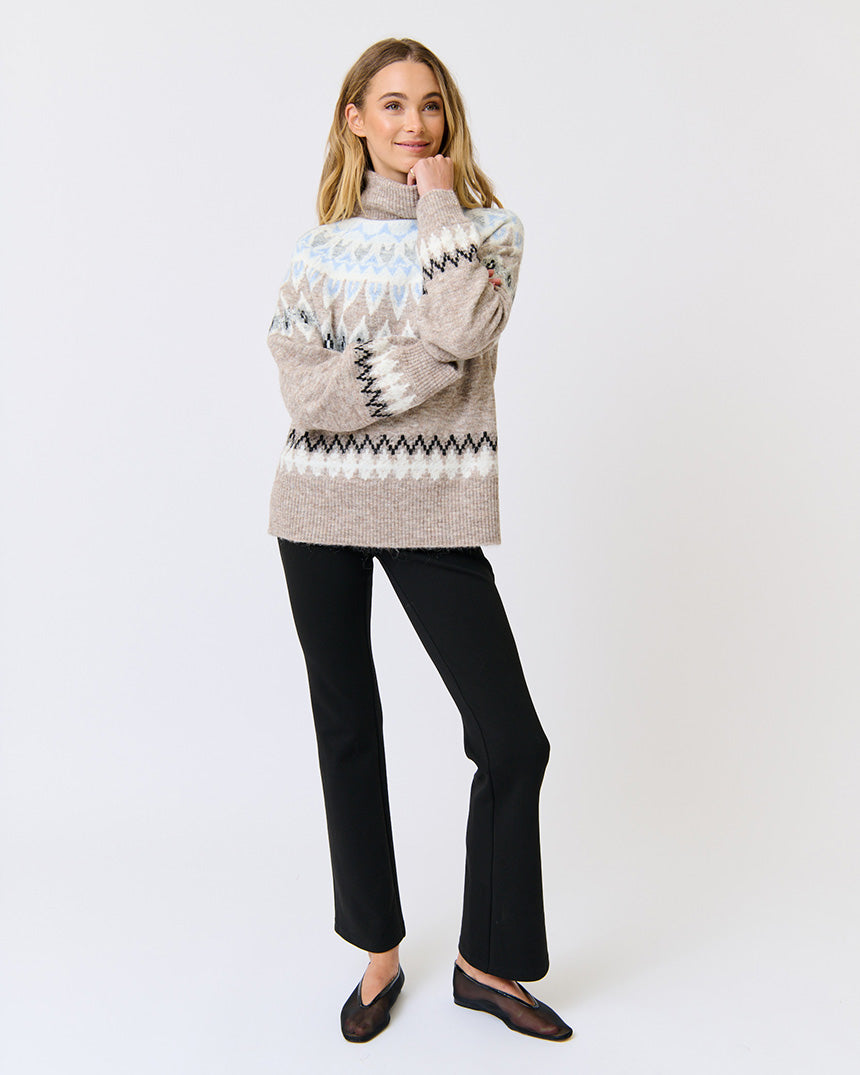 Annika Knit Sweater Apres Print