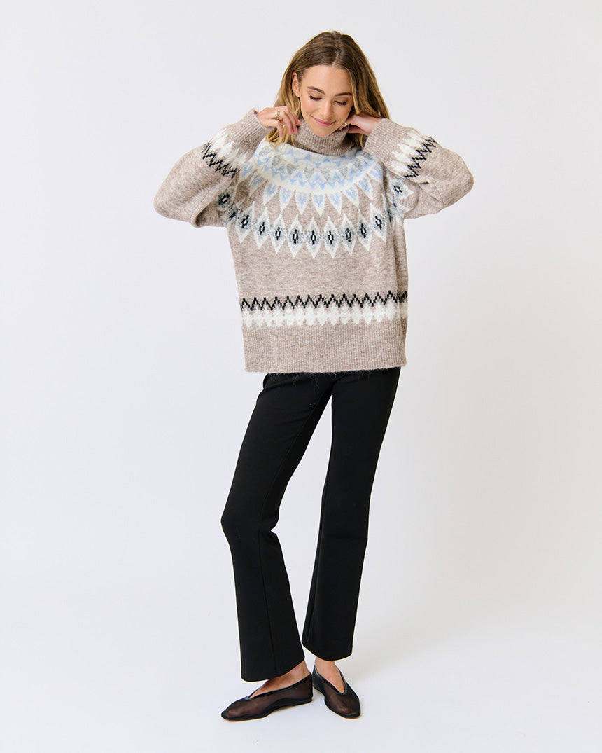 Annika Knit Sweater Apres Print