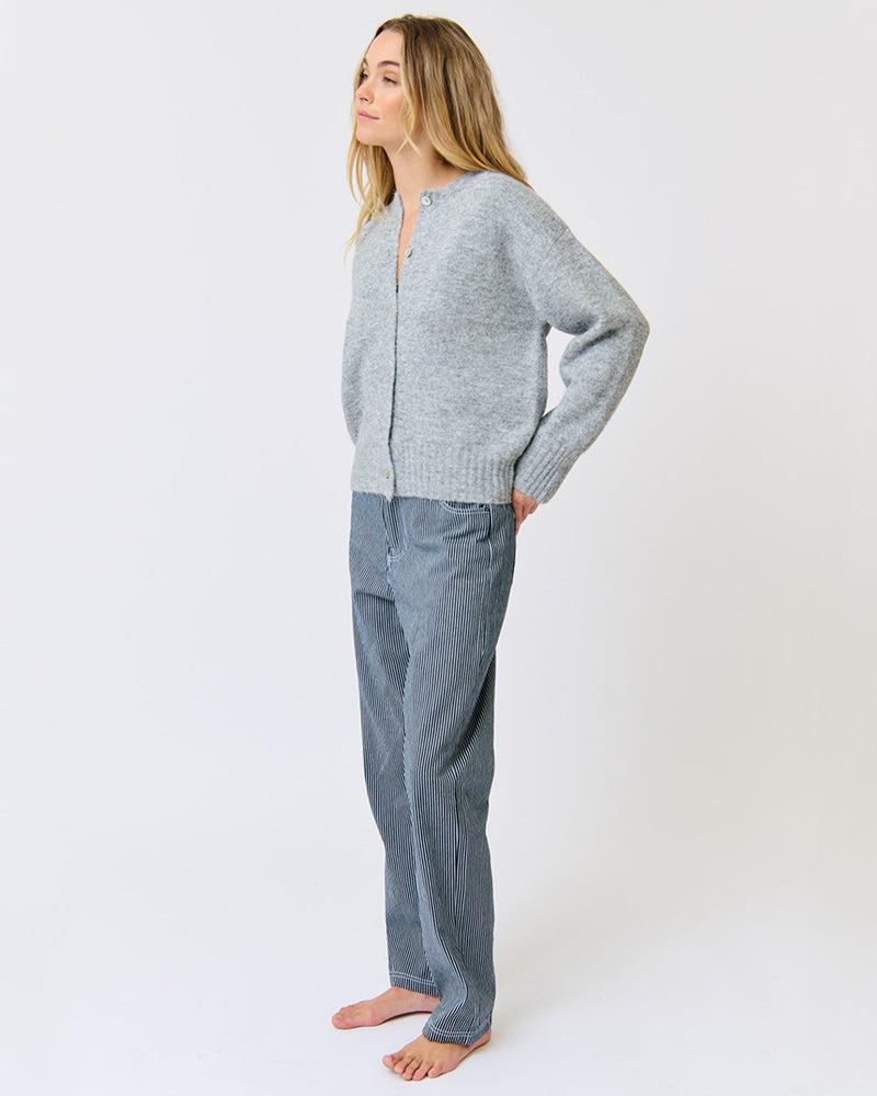 Aurora Knit Cardi Grey Marle