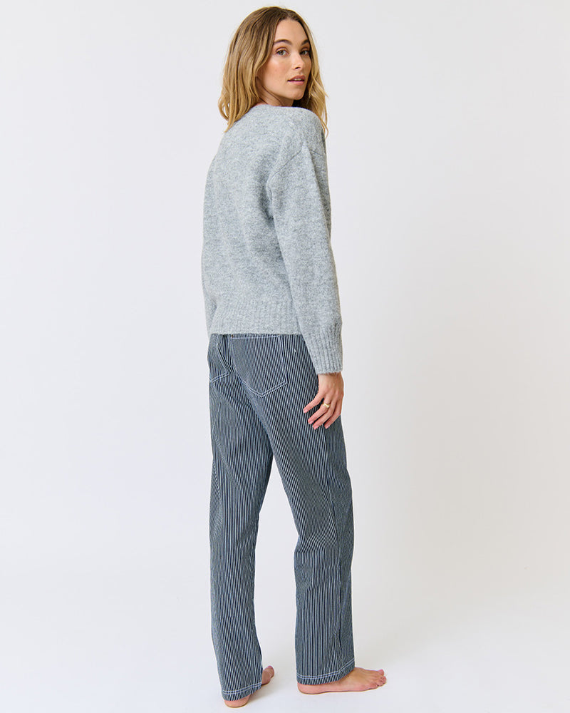 Aurora Knit Cardi Grey Marle