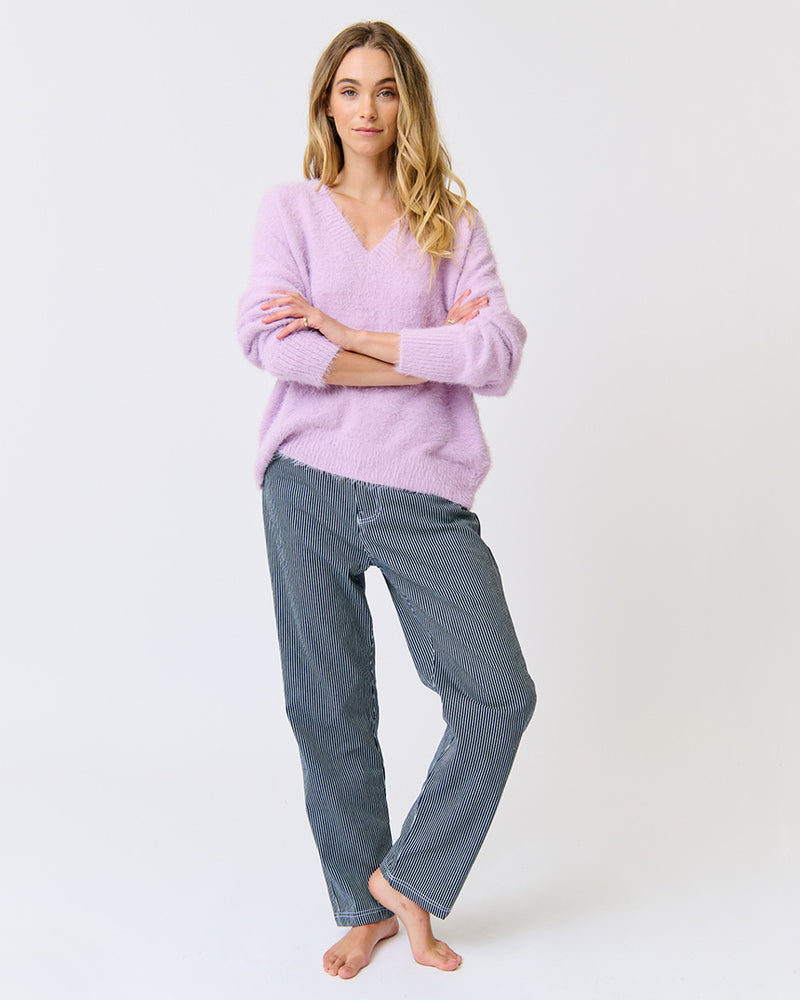 Emmie Knit Sweater Wisteria