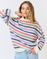 Lola Stripe Knit Rainbow Mist