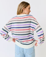 Lola Stripe Knit Rainbow Mist