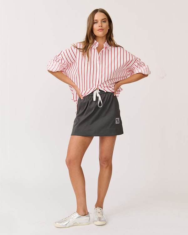 Tammy Shirt Campari Stripe