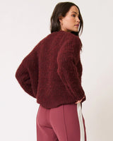Lorenza Knit Sweater Plum
