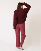Lorenza Knit Sweater Plum