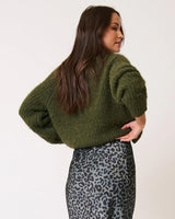 Hazel Knit Cardigan Khaki