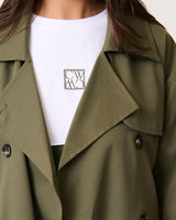 Sylvie Trench Khaki