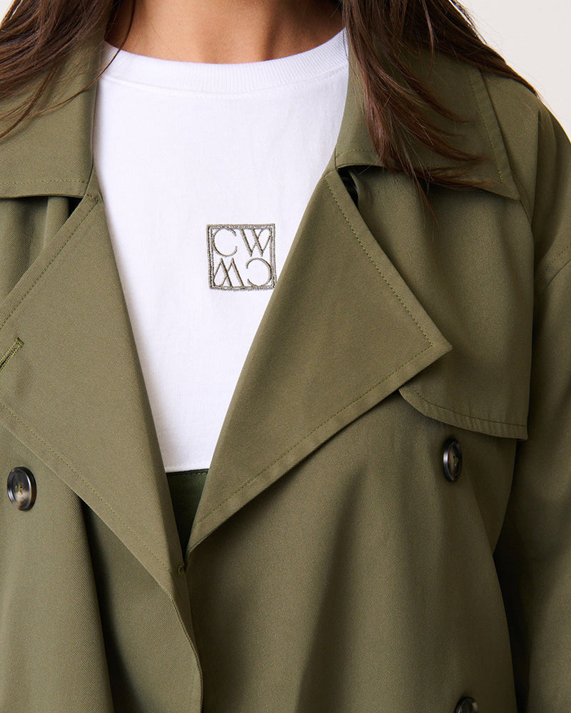 Sylvie Trench Khaki