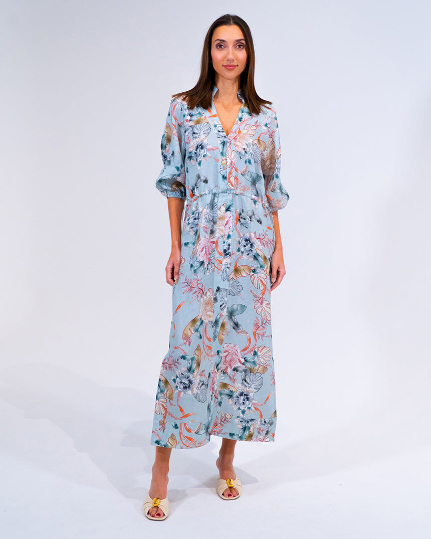 Cassandra Dress Oriental Floral