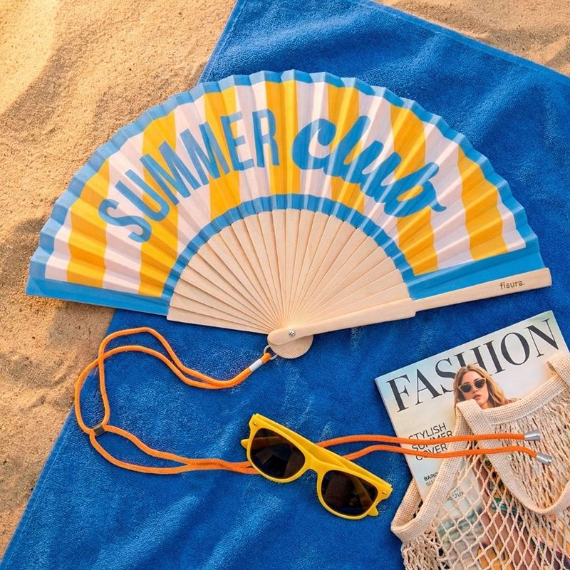 Hand Fan Summer Club