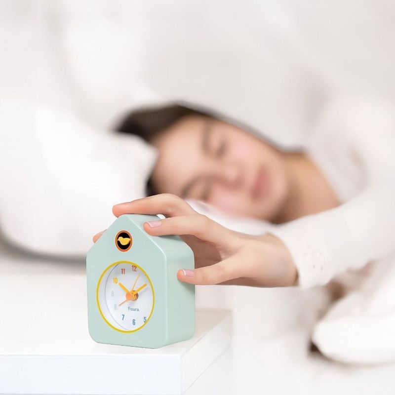 Little House Alarm Clock Green