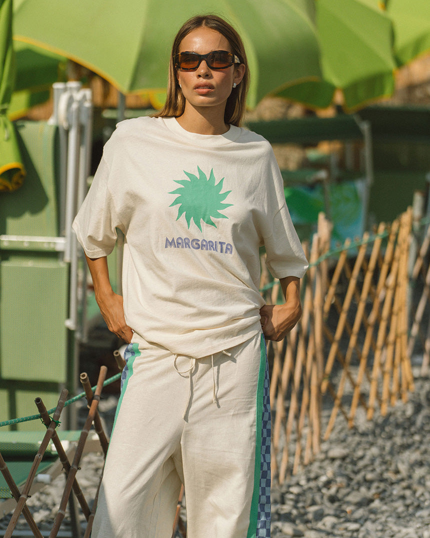 Margarita Oversized Tee Natural